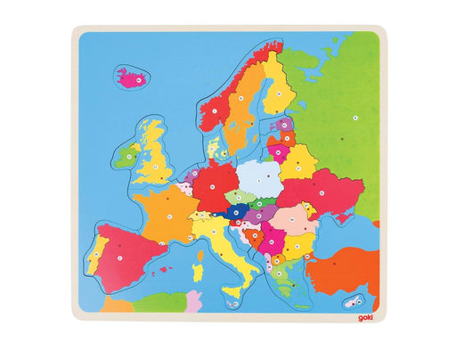 Goki Wooden Puzzle Europe Holz
