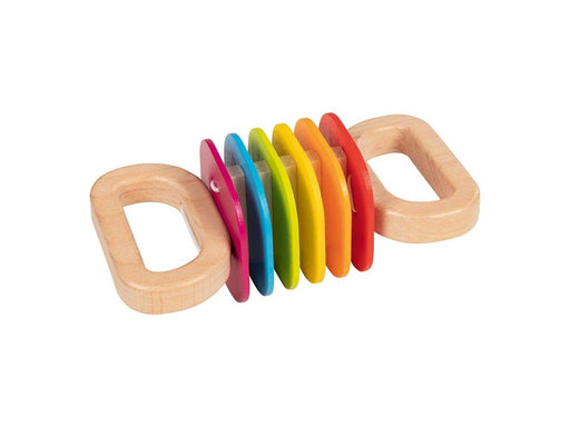 Goki Wooden Rainbow Rattle