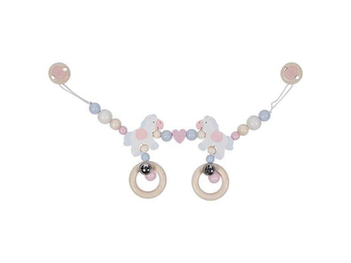 Goki Wooden Stroller Chain Horse with Clips