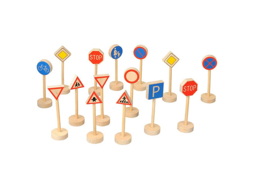 Goki Wooden Traffic Sign Set