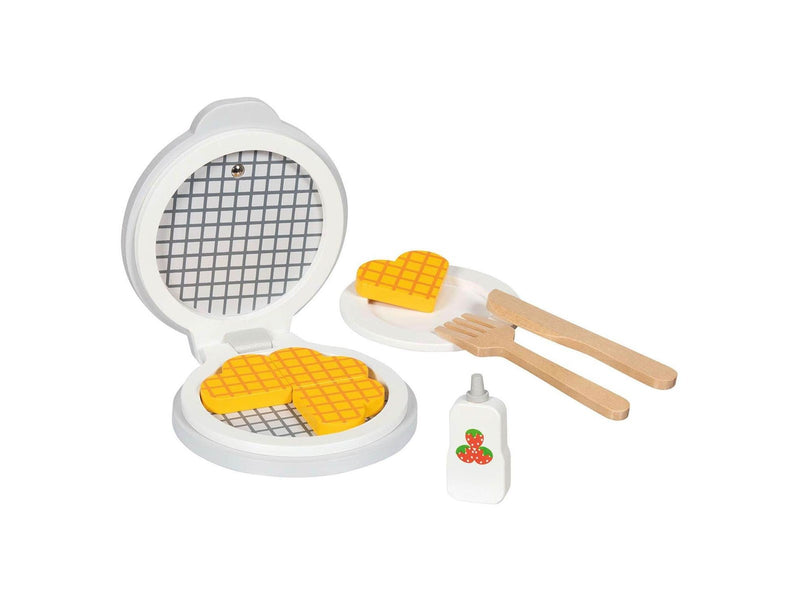 Goki - Wooden Waffle Maker with Accessories 9 pcs.