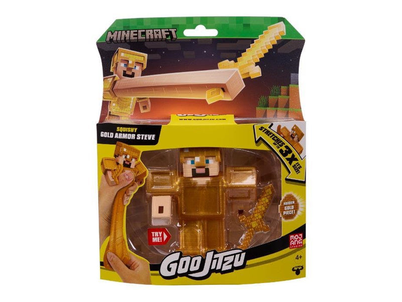 Goo Jit Zu MINECRAFT S4 GOLD ARMOR STEVE
