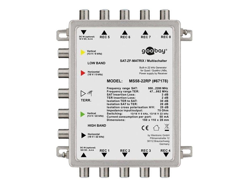 Goobay MS58-22RP