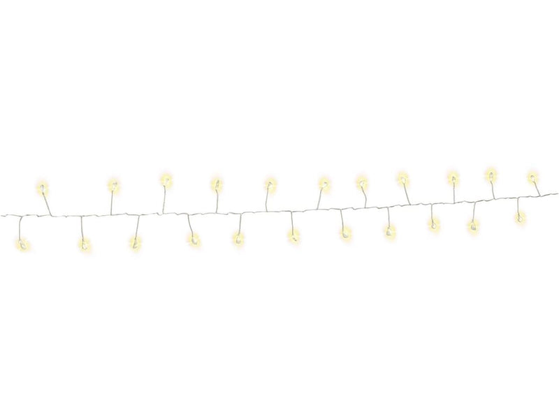 Goobay Silver Wire Cluster String Light with 50 LEDs