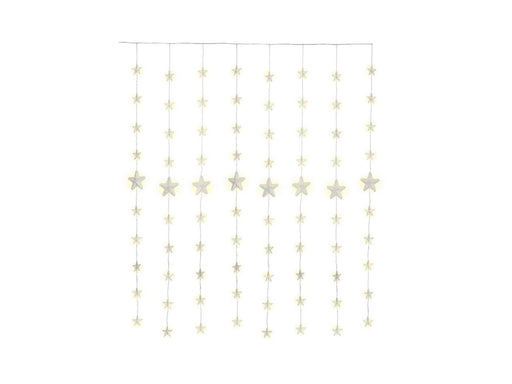 Goobay Star Curtain with 80 LEDs transparent