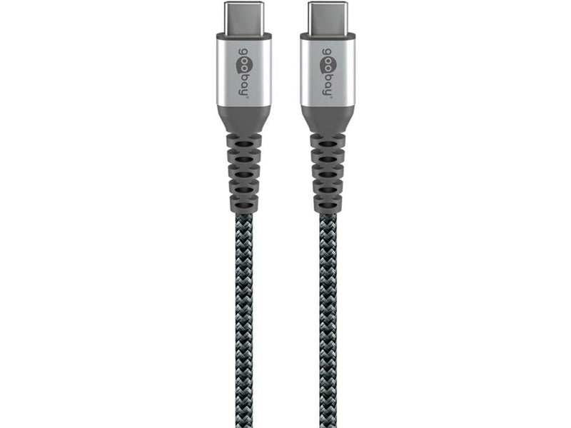Goobay USB-C <-> USB-C - Sleeve - 0.5m - Schwarz