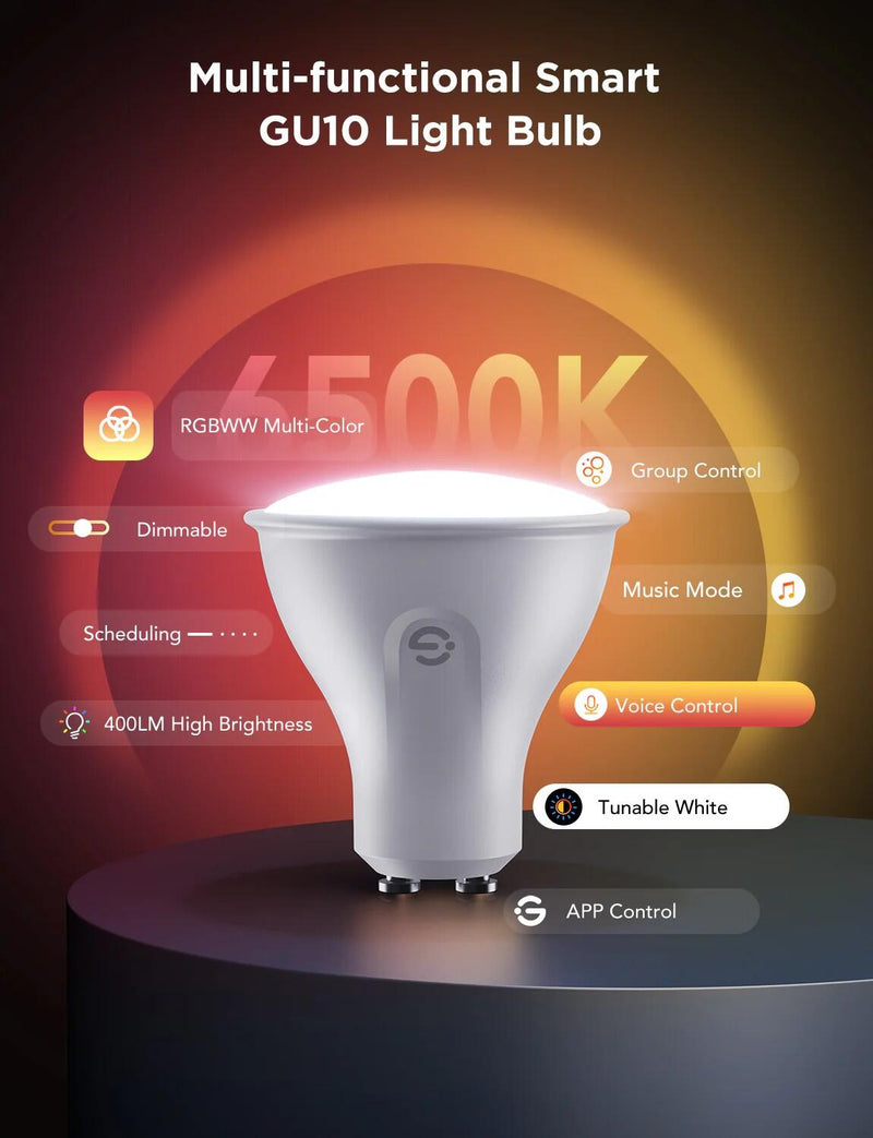 Govee RGBIC Smart LED Glühbirne E27 400 Lumen (2 Pack)