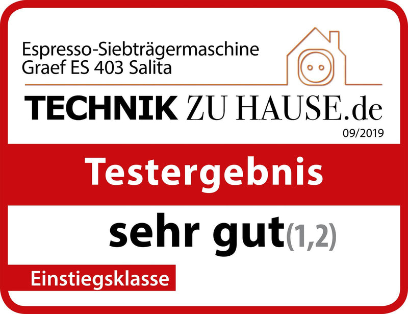 GRAEF Siebträger-Espressomaschine Salita ES 400, silber