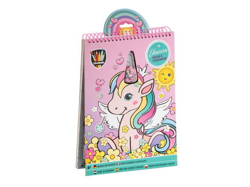 Grafix - Coloring and Sticker Book Unicorn