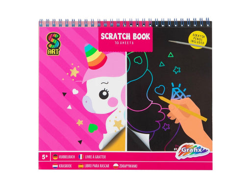 Grafix Scratch Book Monster 10 Sheets