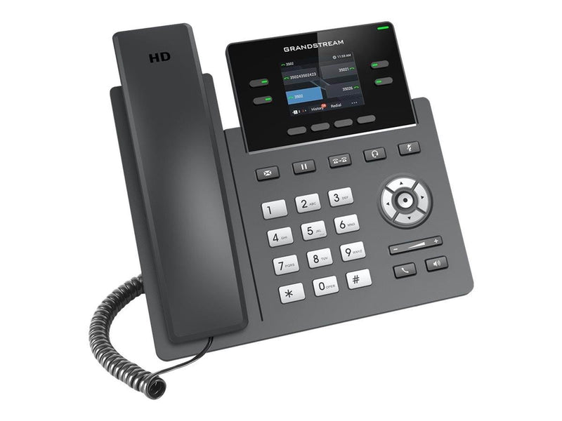 Grandstream GRP2612P - VoIP phone with caller ID/call waiting - 3-way call capability