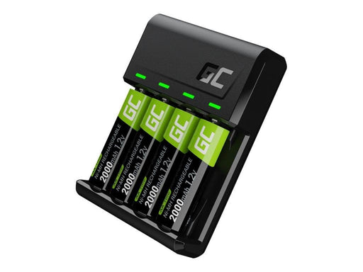 Green Cell VitalCharger USB battery charger - 4 x AA type - NiMH - 0.5 Watt