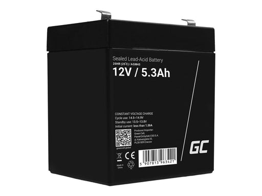 Green Cell alarm system battery - Lead Acid - 5.3 Ah