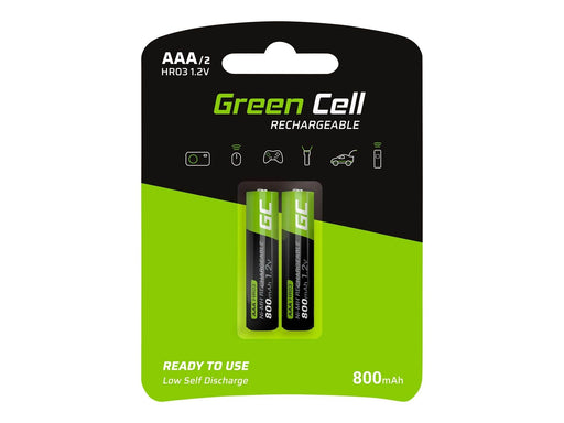 Green Cell battery - 2 x AAA - NiMH
