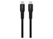 GreyLime Braided USB-C to USB-C 60W Cable Black 0.5 m