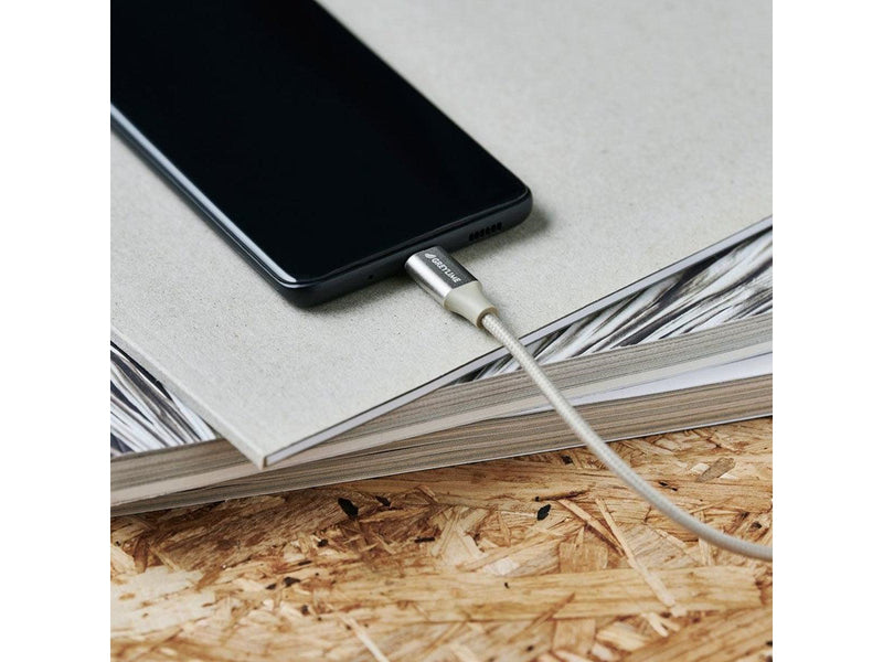 GreyLime Braided USB-C to USB-C Cable Beige 2 m