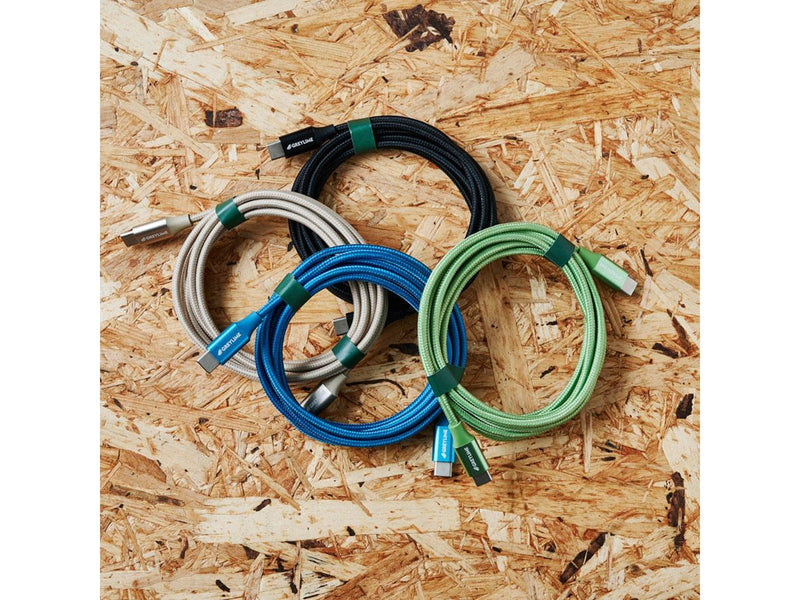 GreyLime Braided USB-C to USB-C Cable Blue 2 m