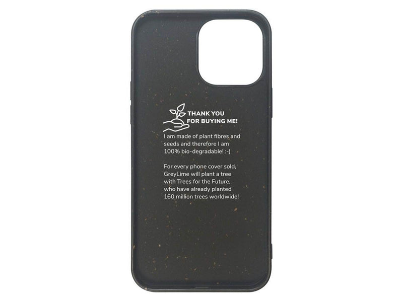 GreyLime iPhone 13 Pro Max Biodegradable Cover - Black