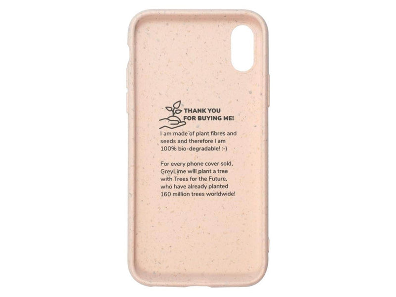 GreyLime iPhone X/XS Biodegradable Cover - Peach