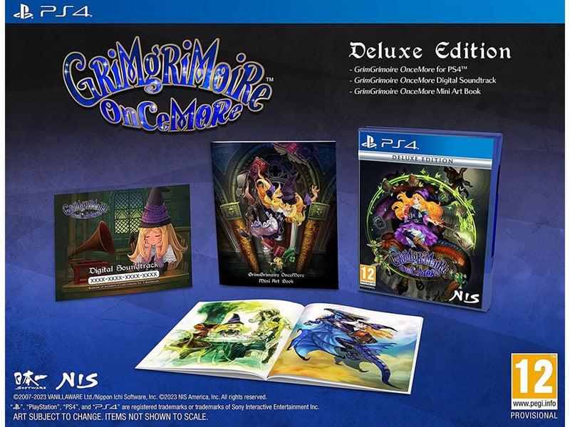 GrimGrimoire OnceMore (Deluxe Edition) - Sony PlayStation 4 - Strategie - PEGI 12