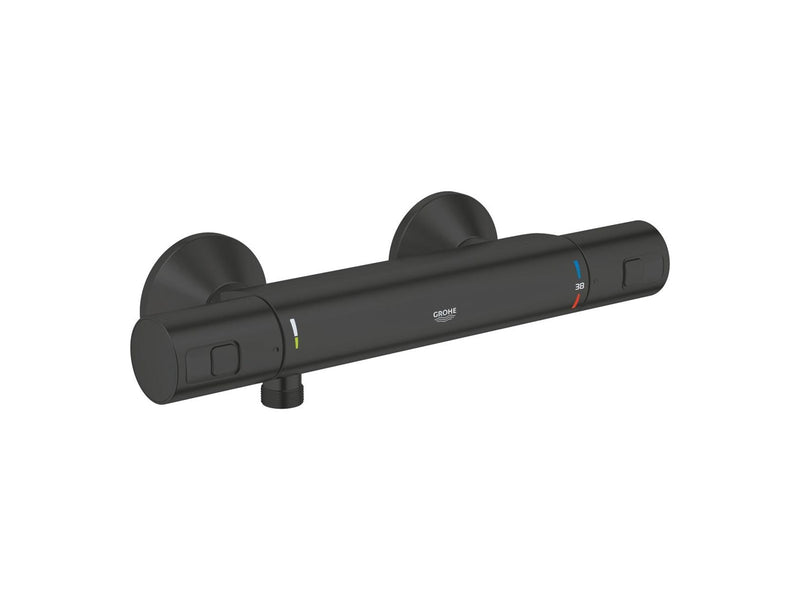 Grohe Precision Start Thermostatic shower mixer Matt black