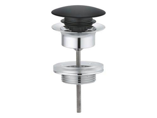 Grohe Push-up bottom valve, Velvet Black