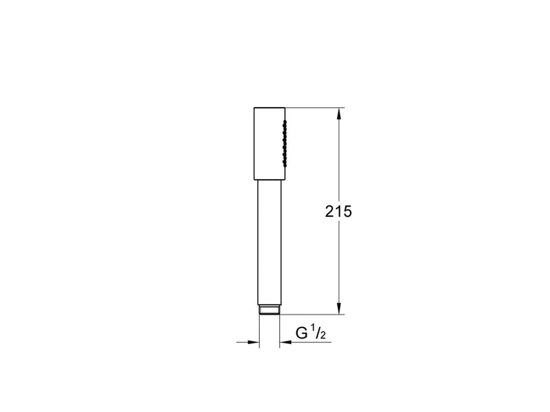 Grohe Sena, Handbrause 1 Strahlart, chrom