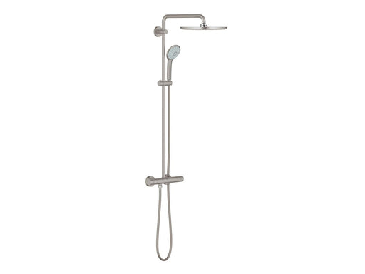 Grohe euphoria 310 shower system med thm for wall supersteel