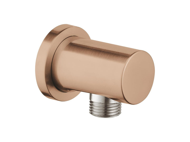 Grohe rainshower wall union brushed warm sunset