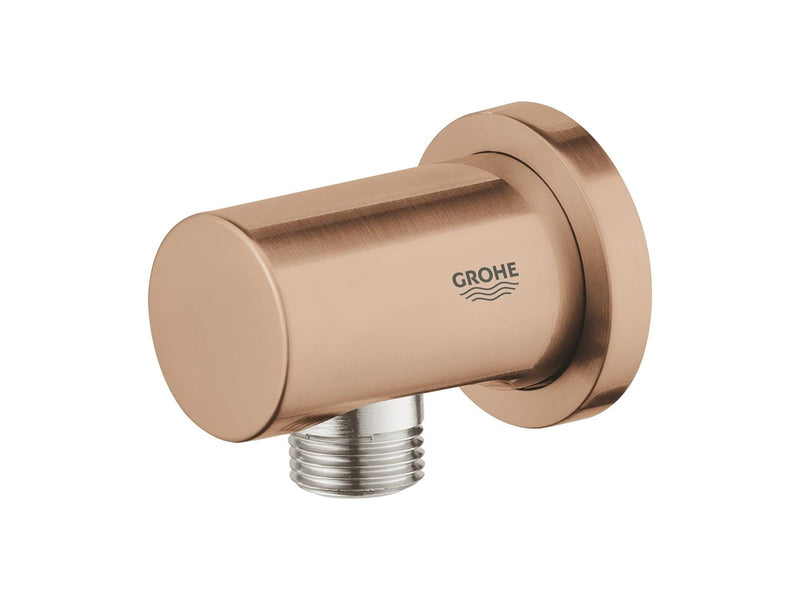 Grohe rainshower wall union brushed warm sunset