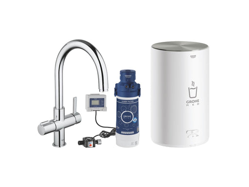 Grohe red nordic duo kitchen faucet