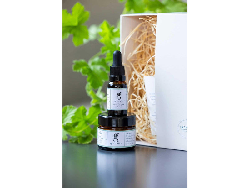 Grums The Hydra Glow Kit (face cream + face oil)