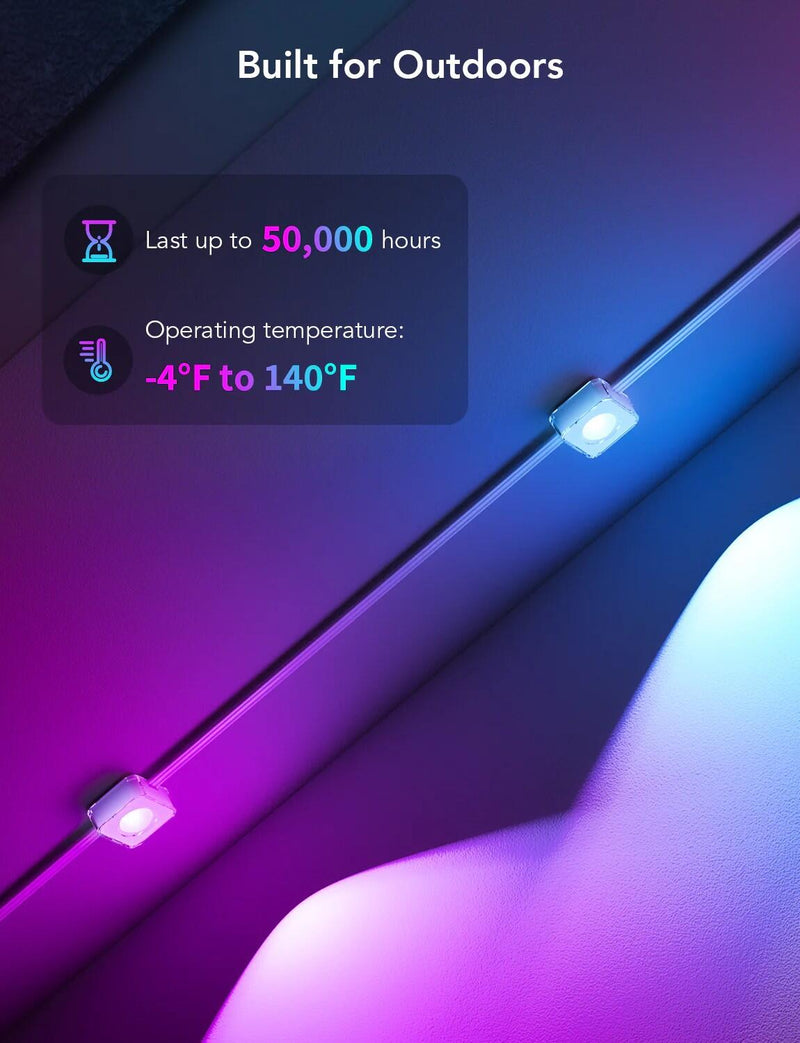 Govee RGBIC LED-Dauerleuchten für den Außenbereich 30,0 m