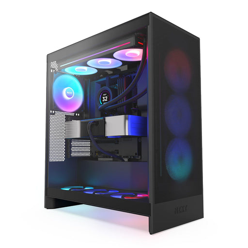 NZXT H7 Flow RGB Mid-Tower-Gehäuse, Schwarz