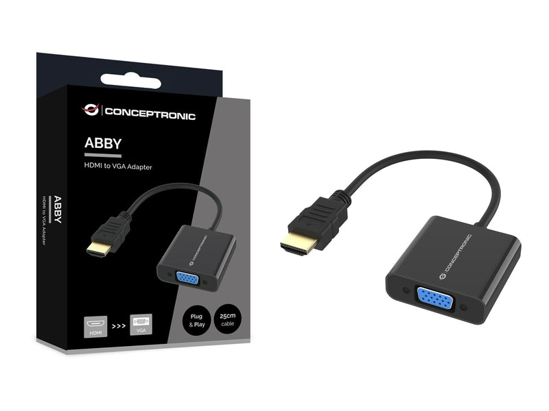 HDMI -> VGA adapter