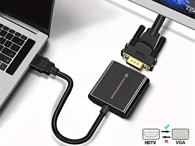 HDMI -> VGA adapter