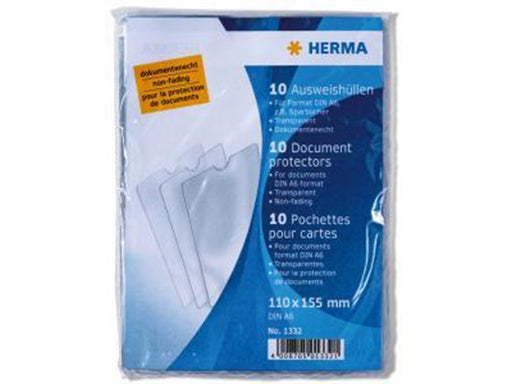 HERMA 1x10 ID Card Sleeves