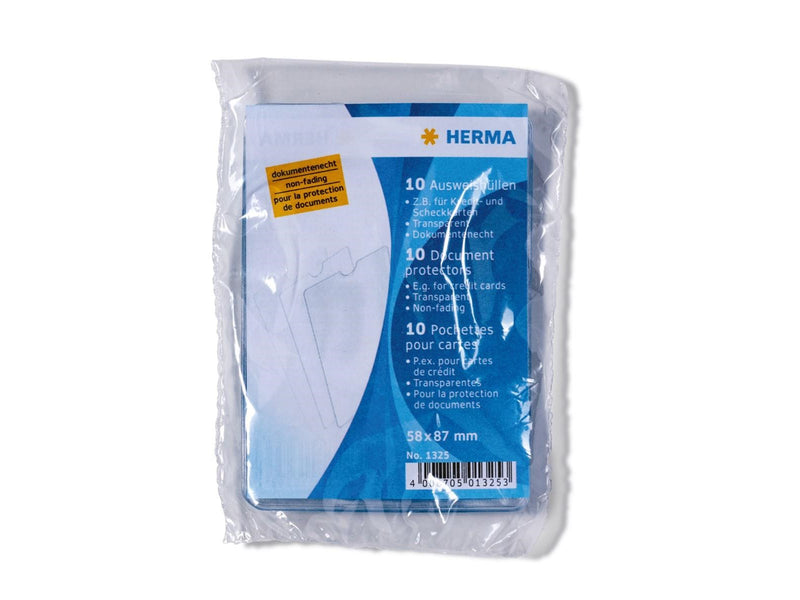 HERMA 1x10 ID Card Sleeves