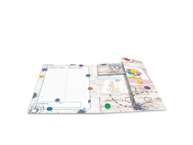 HERMA Elasticated folder A3 Cardboard Sandbox Friends