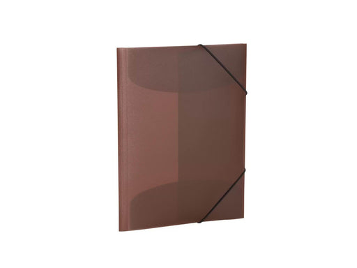 HERMA Elasticated folder A3 PP translucent brown