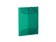 HERMA Elasticated folder A3 PP translucent dark green