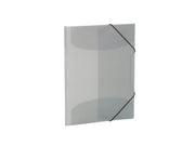 HERMA Elasticated folder A3 PP translucent grey