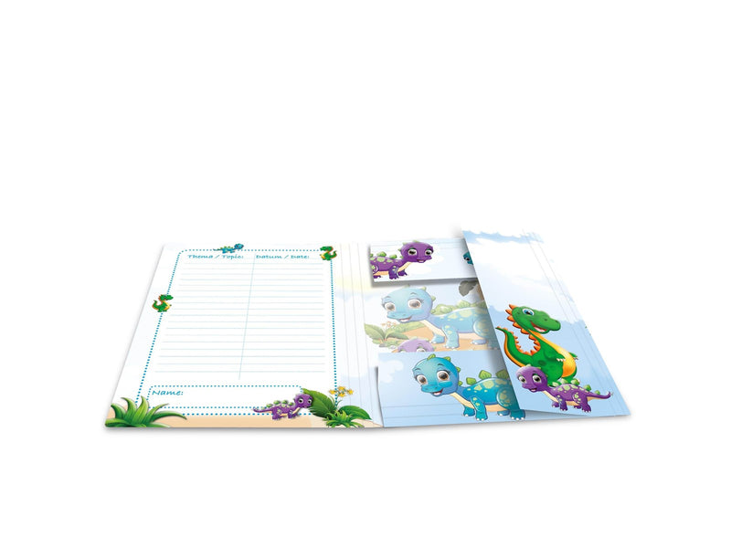 HERMA Elasticated folder A4 Cardboard Dinos