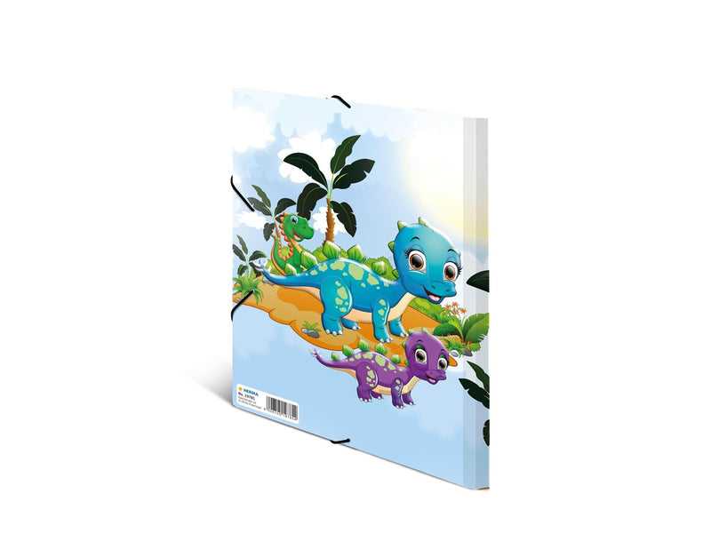 HERMA Elasticated folder A4 Cardboard Dinos