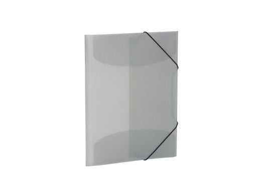 HERMA Elasticated folder A4 PP translucent grey