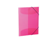 HERMA Elasticated folder A4 PP translucent pink