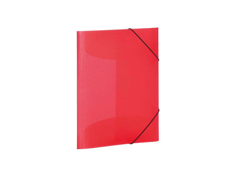HERMA Elasticated folder A4 PP translucent red