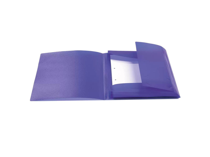 HERMA Elasticated folder A4 PP translucent violet