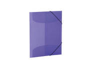 HERMA Elasticated folder A4 PP translucent violet
