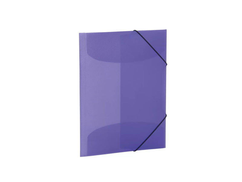 HERMA Elasticated folder A4 PP translucent violet